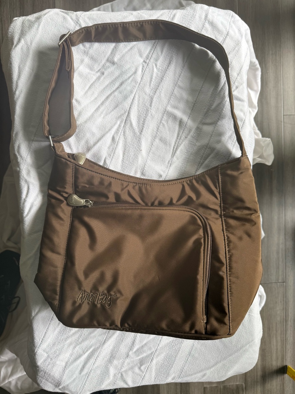 Ameribag Brown Shoulder Bag
